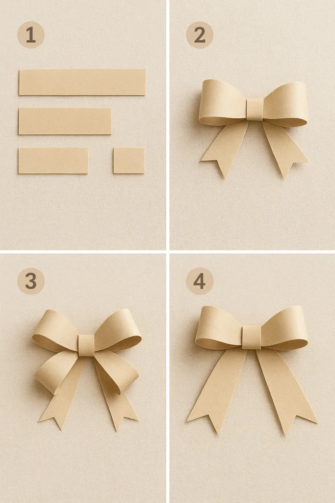 How to Make a Bow: The Ultimate DIY Tutorial You Didn’t Know You Needed how to make a bow with paper