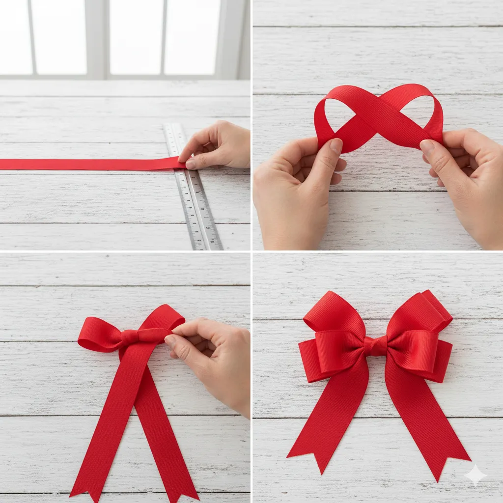 How to Make a Bow: The Ultimate DIY Tutorial You Didn’t Know You Needed how to make a bow with ribbon