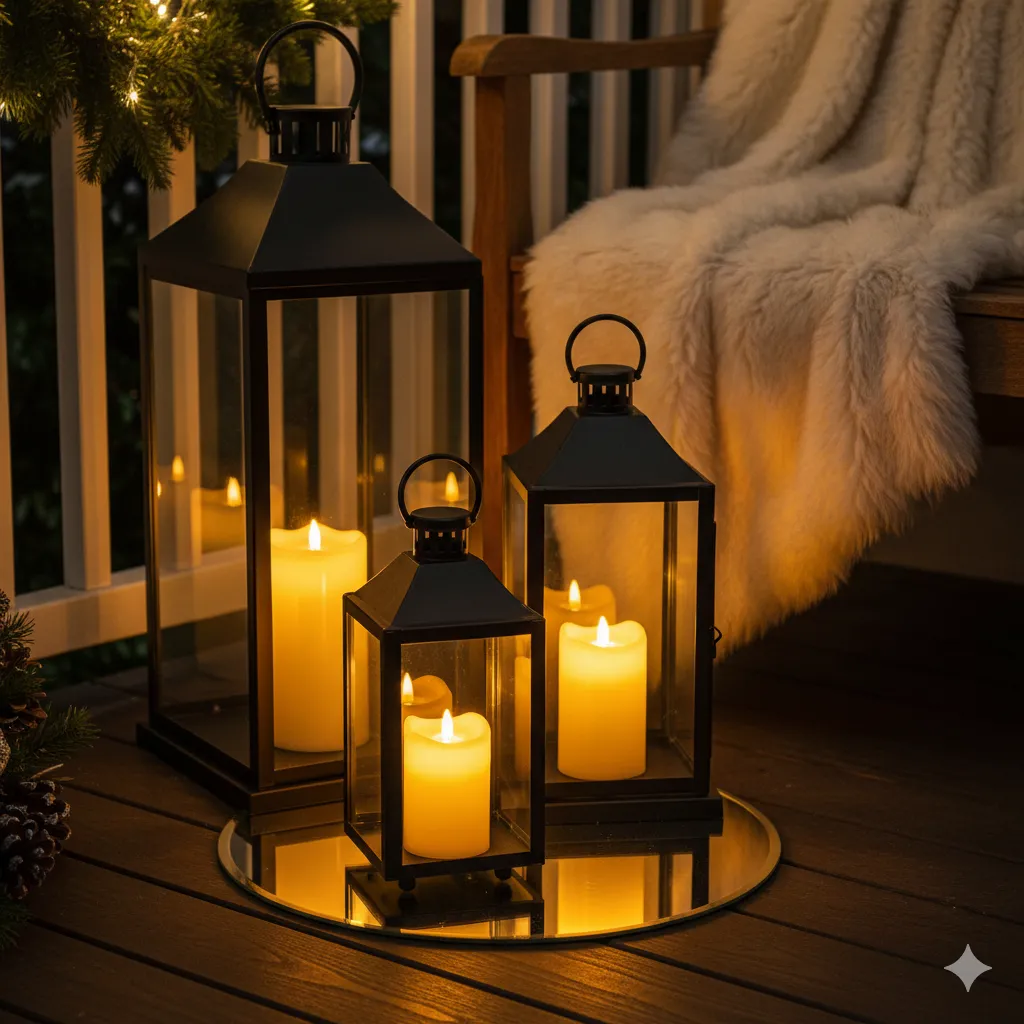 15 Cozy Winter Porch Decor Ideas for a Warm & Inviting Entrance porch decor ideas for winter