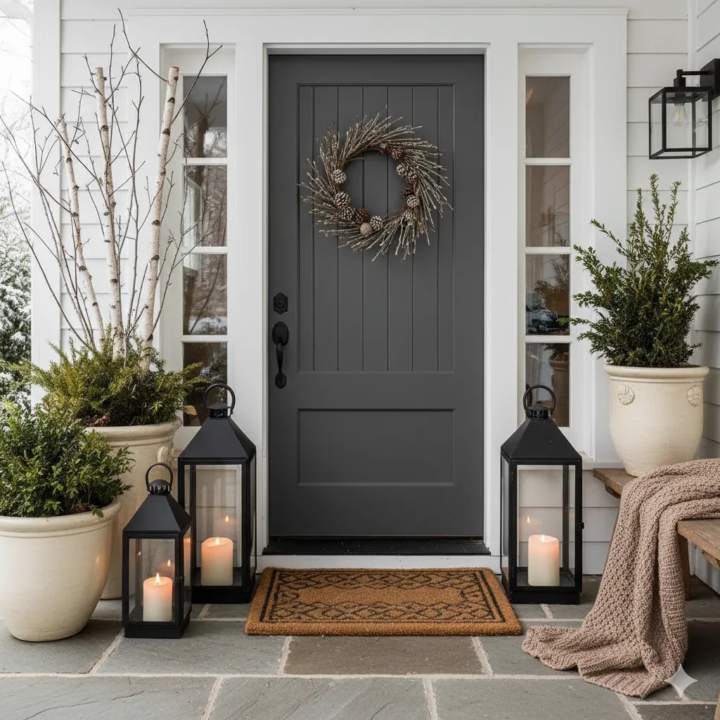 15 Winter Home Decor Ideas to Keep Your Space Cozy After Christmas winter porch decor