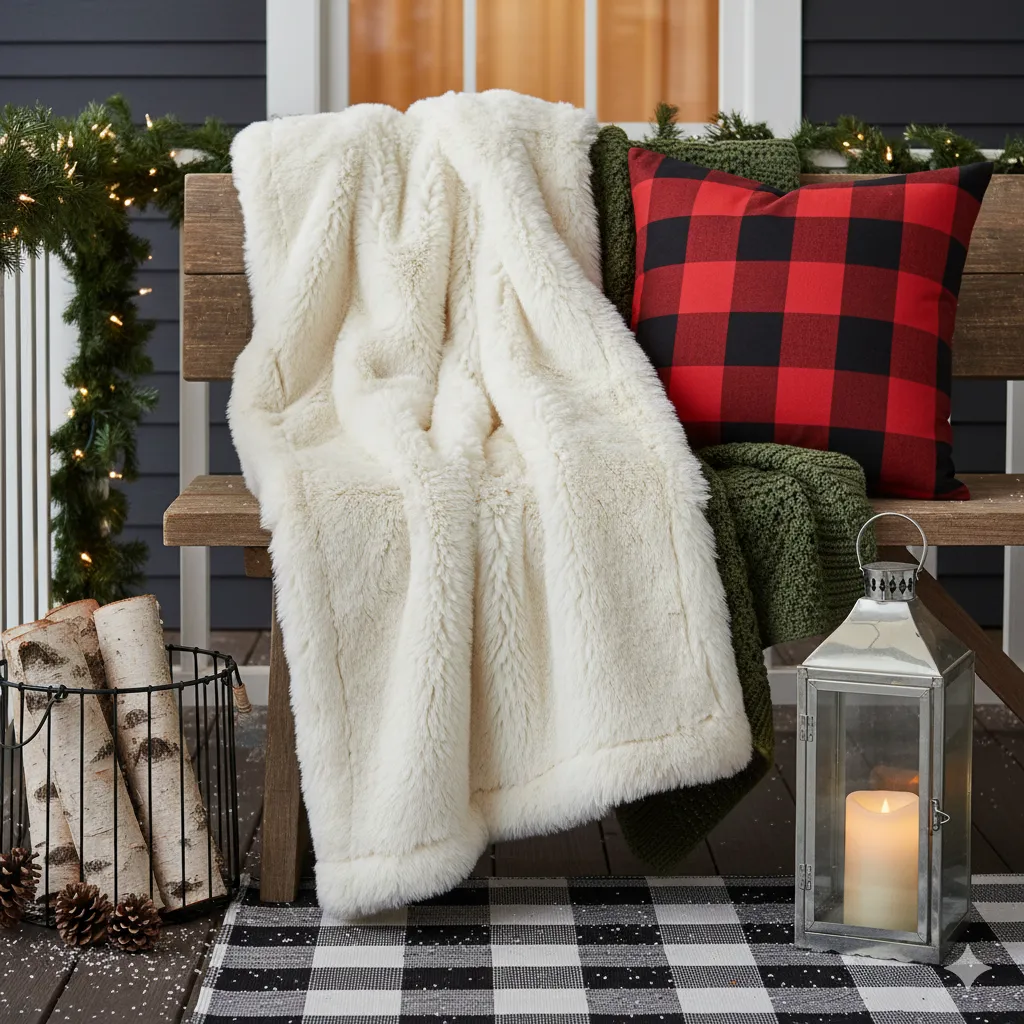 15 Cozy Winter Porch Decor Ideas for a Warm & Inviting Entrance winter porch ideas